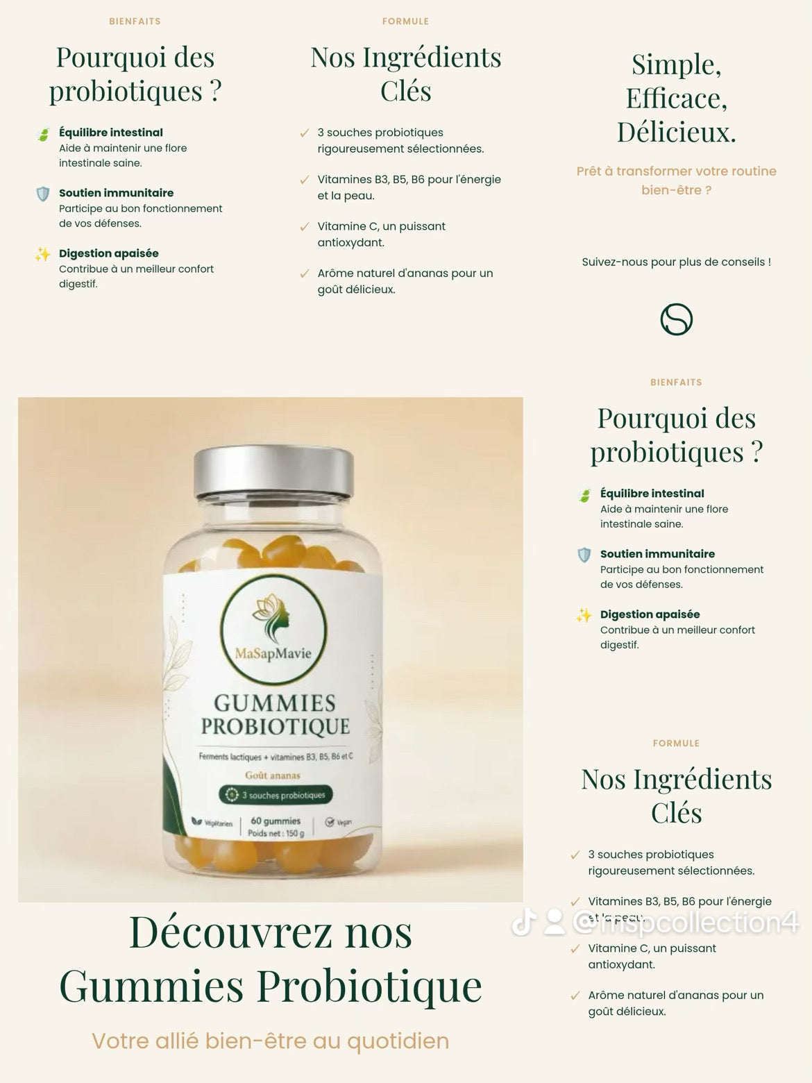 Gummies probiotique