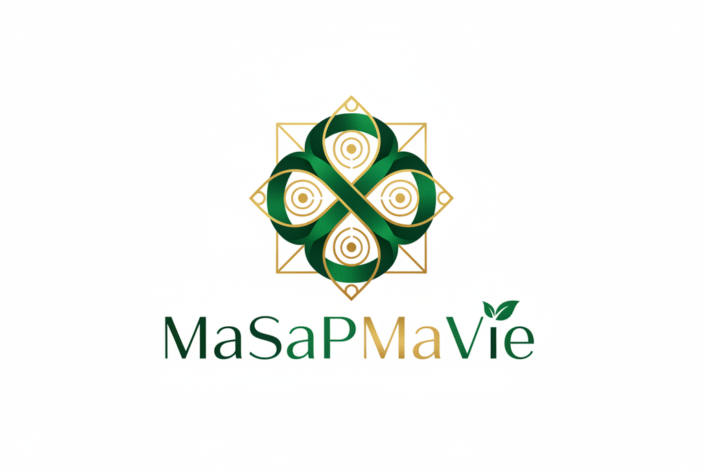 Logo MaSaPMaVie vert intense