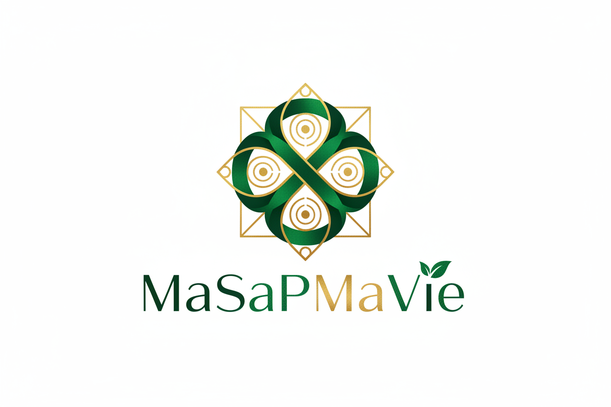 Logo MaSaPMaVie vert intense